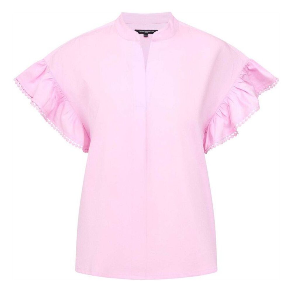 French Connection Womens/Ladies Ruffle Blouse / Pink